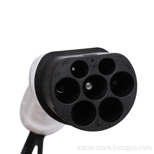 Type 2 European Standard Charger Pile Nieuw energievoertuig Gun Double-Hoofd Gun 16A32A Single Three-Pha